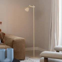 IT'S ABOUT ROMI Lámpara de pie Stavanger, beige, altura 146 cm
