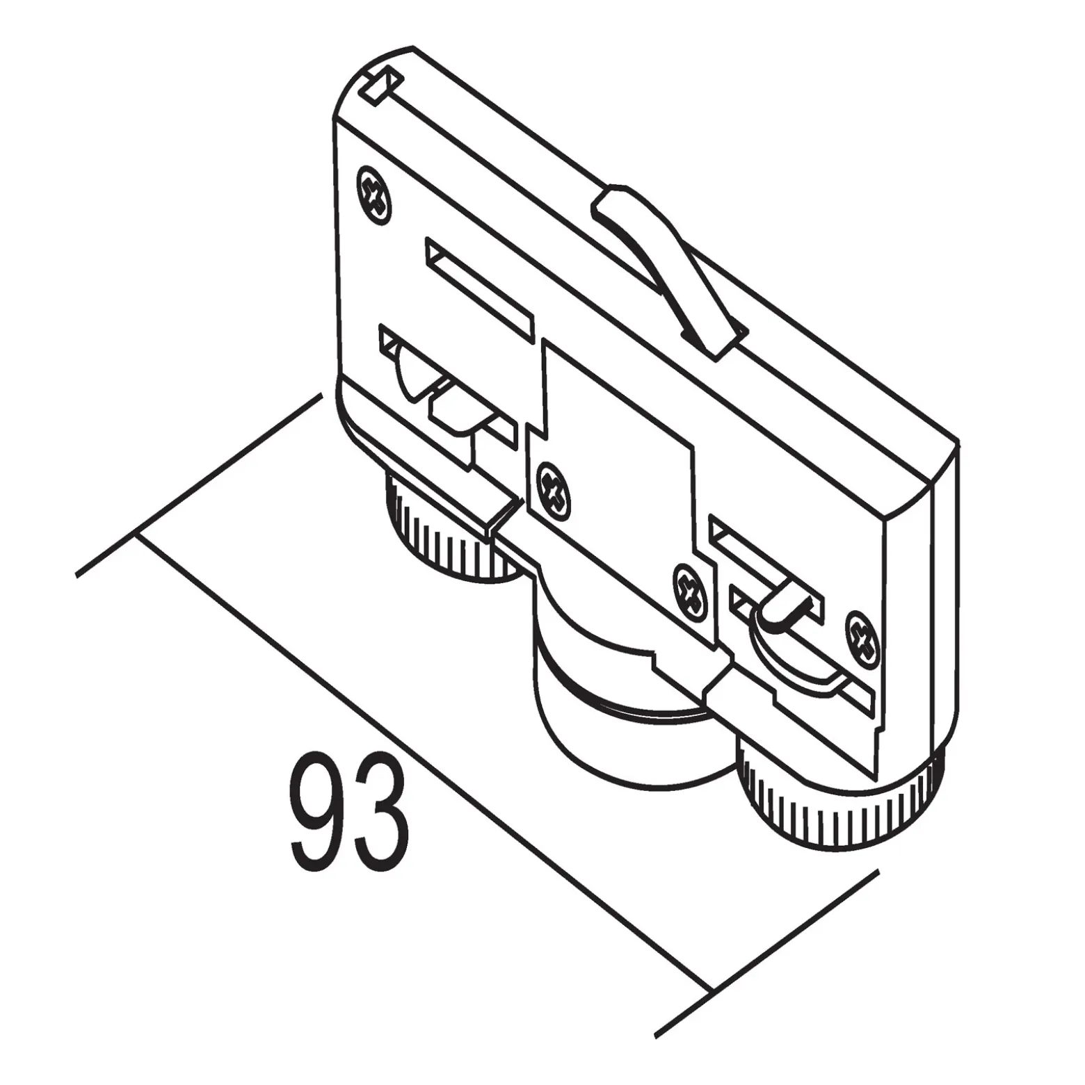 Ivela adaptador trifásico 220-240V 10kg, negro
