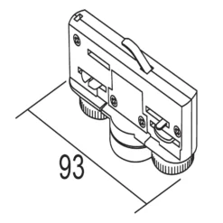 Ivela adaptador trifásico 220-240V 10kg, blanco