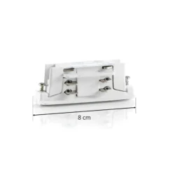 Ivela conector electrónico longitudinal, blanco