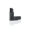Ivela esquina 90° tierra exterior para LKM Quadro, negro