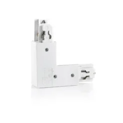 Ivela esquina 90° tierra exterior para LKM Quadro, blanco