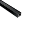 Ivela Riel SQUARE 48 V, negro, longitud 200 cm, metal