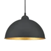 Jimmy lámpara colgante para DUOline, negro-oro, E27