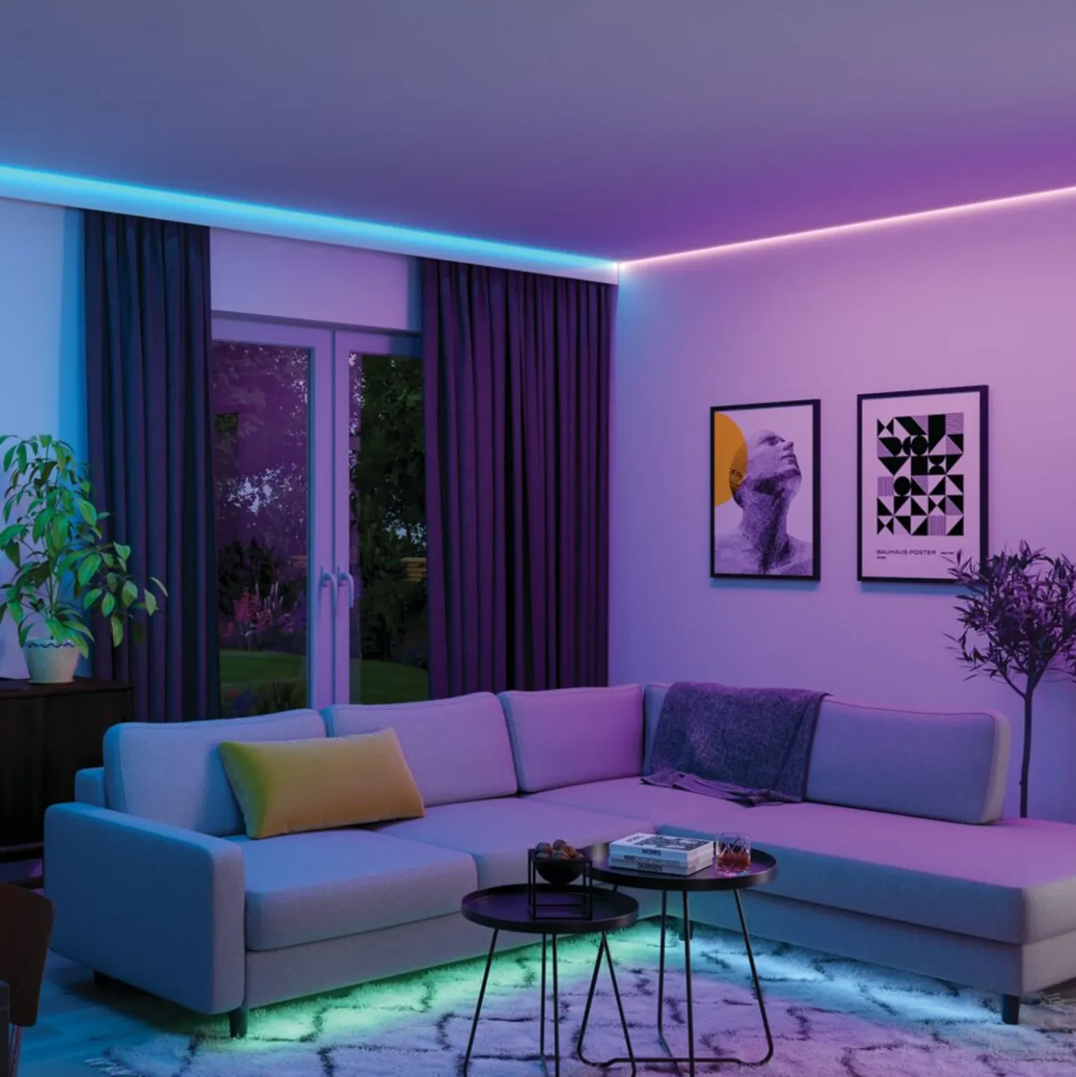 Juego básico de tiras LED MaxLED 1000 de Paulmann, 3 m, RGBW, IP44