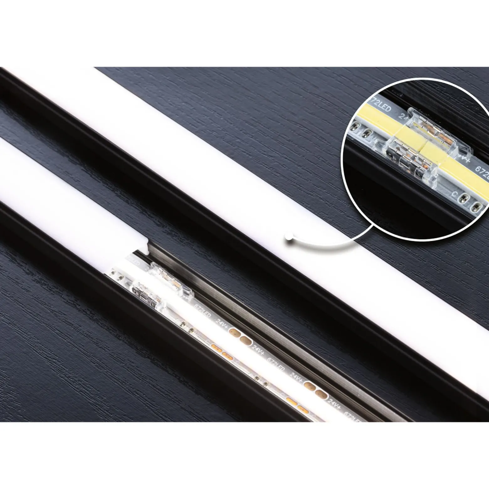 Juego de conectores Paulmann MaxLED COB para tiras LED, blanco/transparente