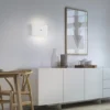 JUST LIGHT. aplique de pared LED recargable Ziddy, blanca, sensor 3000 K
