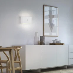 JUST LIGHT. aplique de pared LED recargable Ziddy, blanca, sensor 3000 K