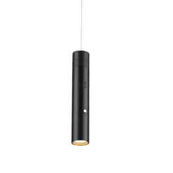 JUST LIGHT. Lámpara colgante LED recargable Attach, negro, hierro