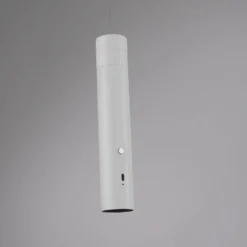 JUST LIGHT. Lámpara colgante LED recargable Attach, blanco, hierro