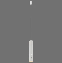 JUST LIGHT. Lámpara colgante LED recargable Attach, blanco, hierro