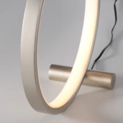 JUST LIGHT. Lámpara de mesa LED Mini Ritus, Ø 25 cm, hierro