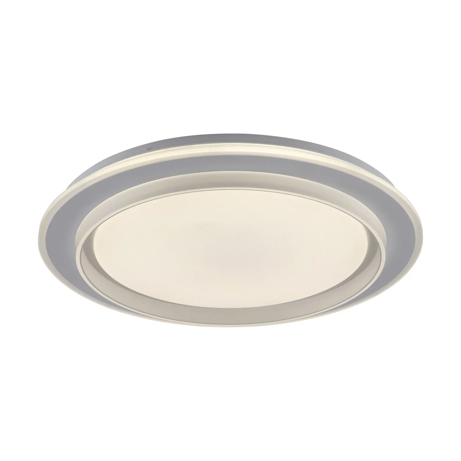 JUST LIGHT. Lámpara LED de techo Lago Ø 49,3 cm CCT control remoto