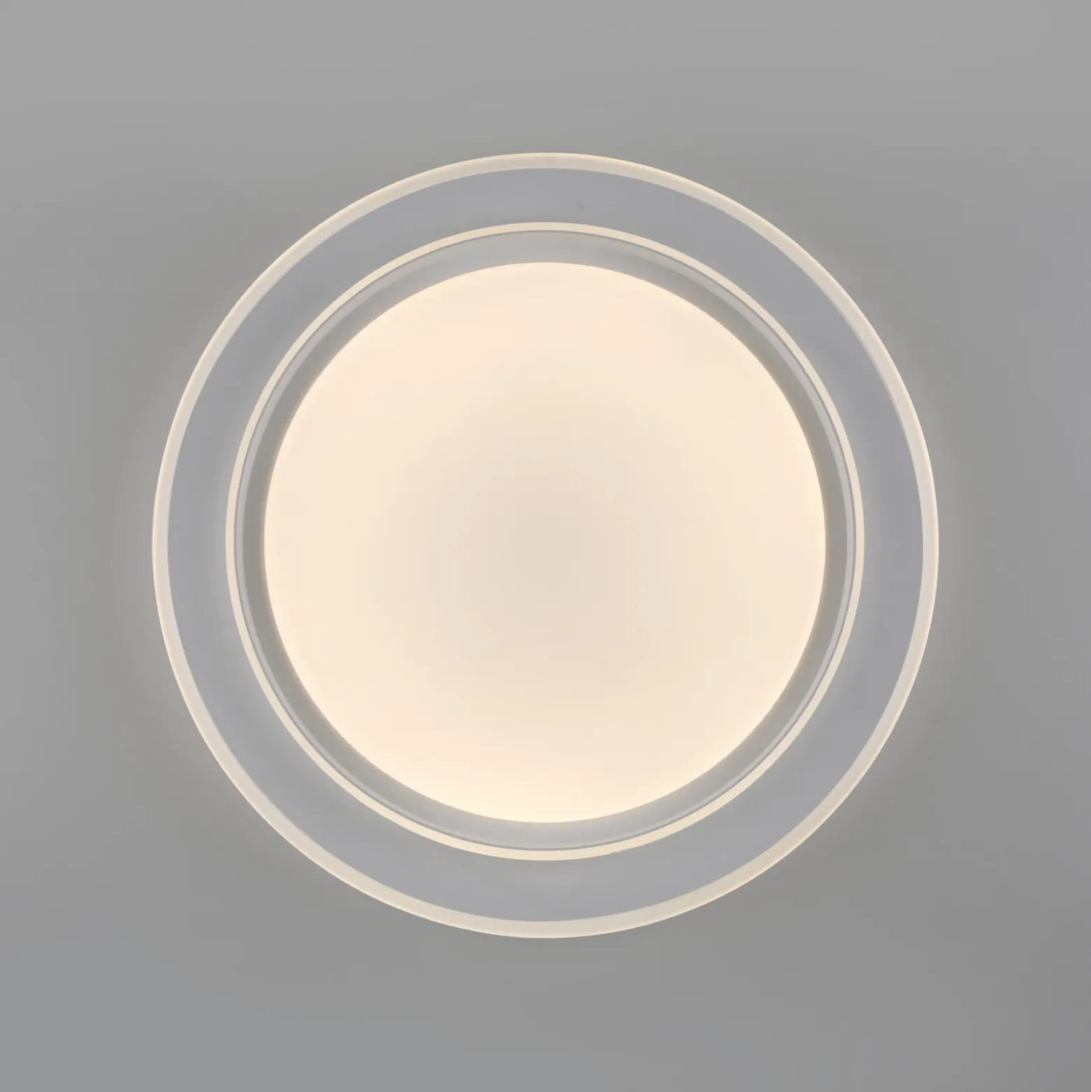 JUST LIGHT. Lámpara LED de techo Lago Ø 49,3 cm CCT control remoto