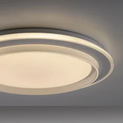 JUST LIGHT. Lámpara LED de techo Lago Ø 49,3 cm CCT control remoto