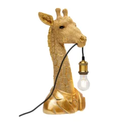 KARE Animal Giraffe lámpara de mesa alto 50 cm oro