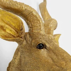 KARE Animal Goat aplique con enchufe, oro