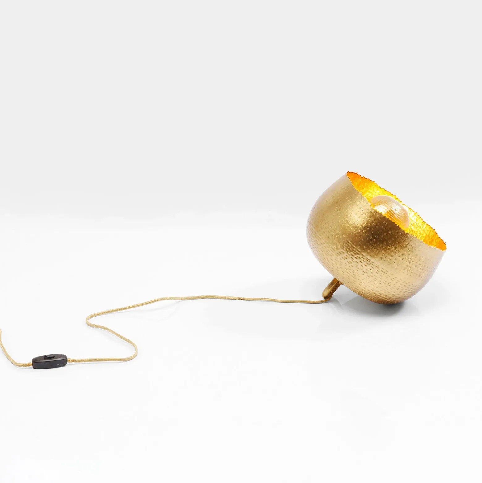 KARE Apollon lámpara de mesa oro mate Ø 28 cm