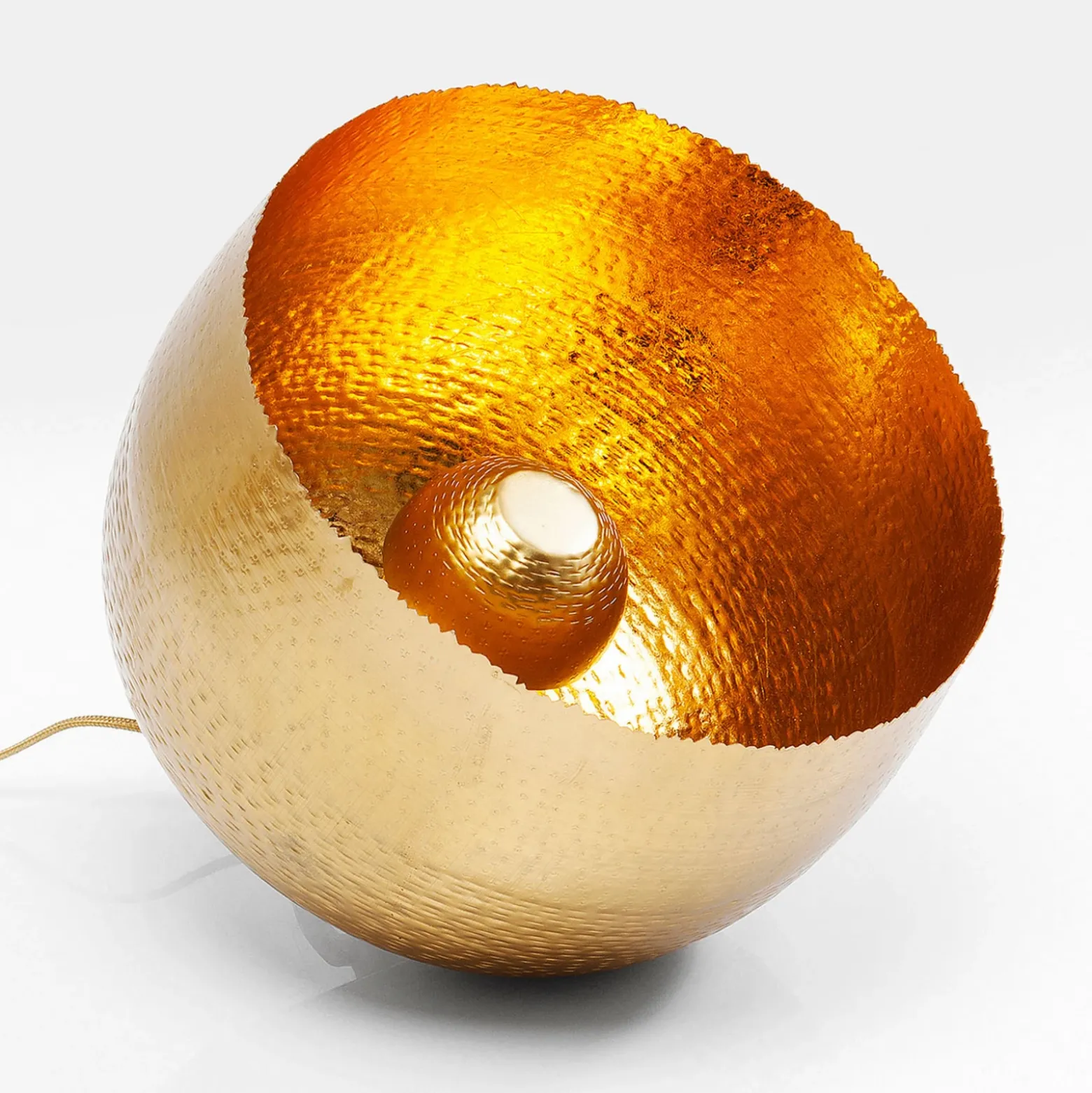 KARE Apollon lámpara de mesa oro mate Ø 35 cm