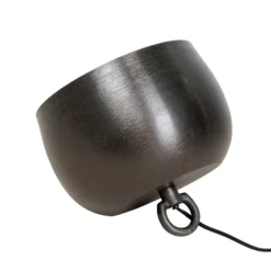 KARE Apollon lámpara de suelo, negro, Ø 28 cm