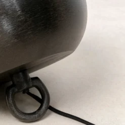 KARE Apollon lámpara de suelo, negro, Ø 28 cm