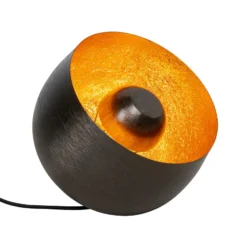 KARE Apollon lámpara de suelo, negro, Ø 28 cm