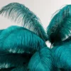 KARE Feather Palm lámpara de pie con plumas, verde