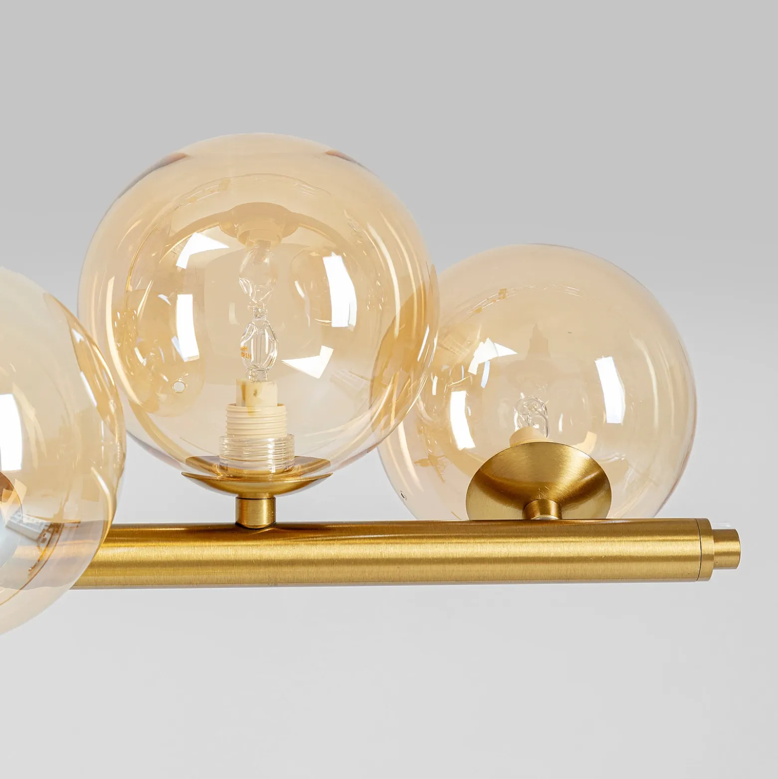 Kare Lámpara colgante Scala Balls, oro