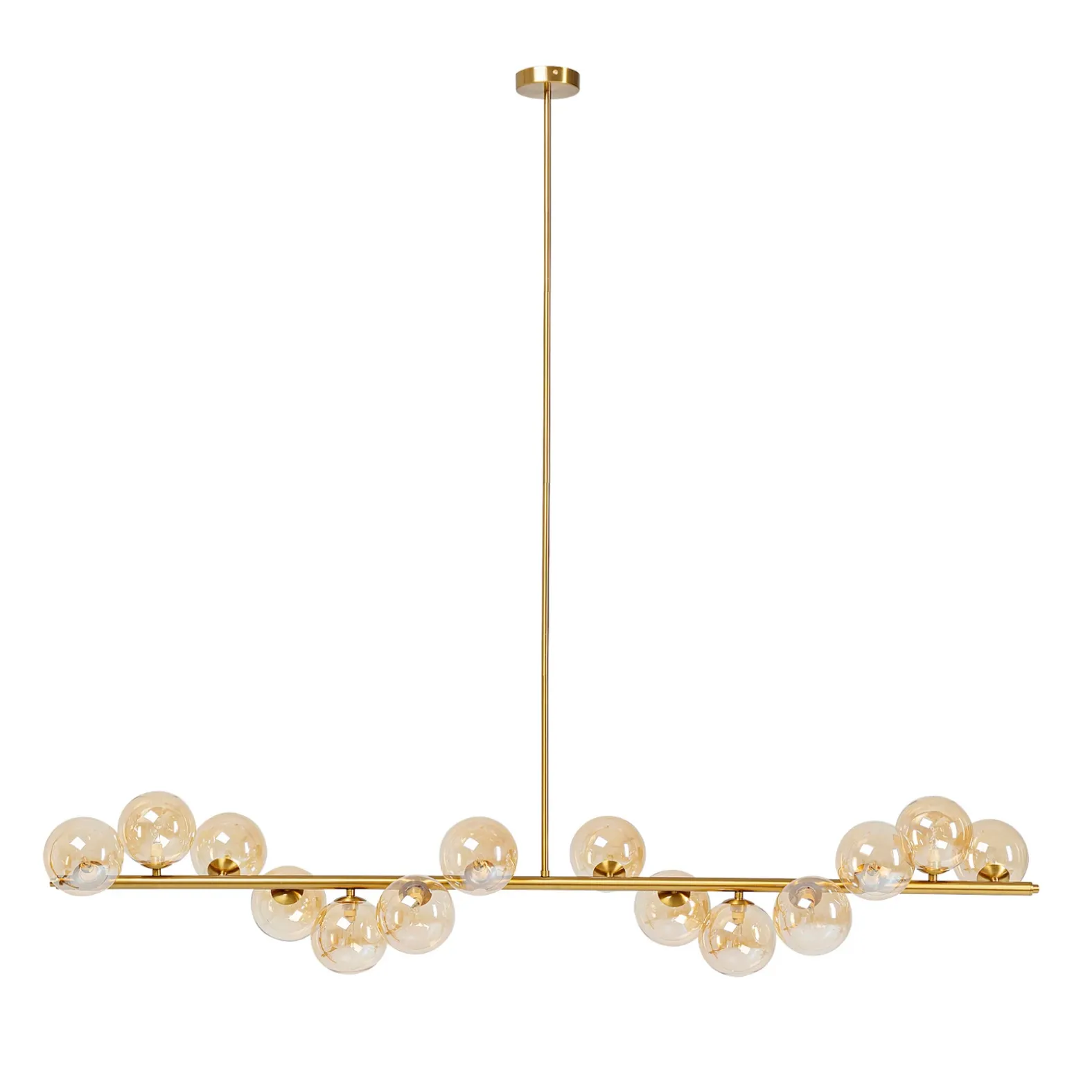 Kare Lámpara colgante Scala Balls, oro