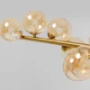 Kare Lámpara colgante Scala Balls, oro