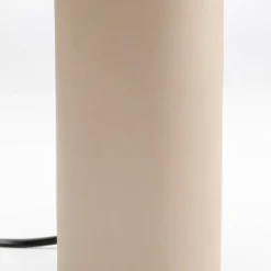 KARE Lámpara de mesa Maya, beige, acero, altura 39 cm
