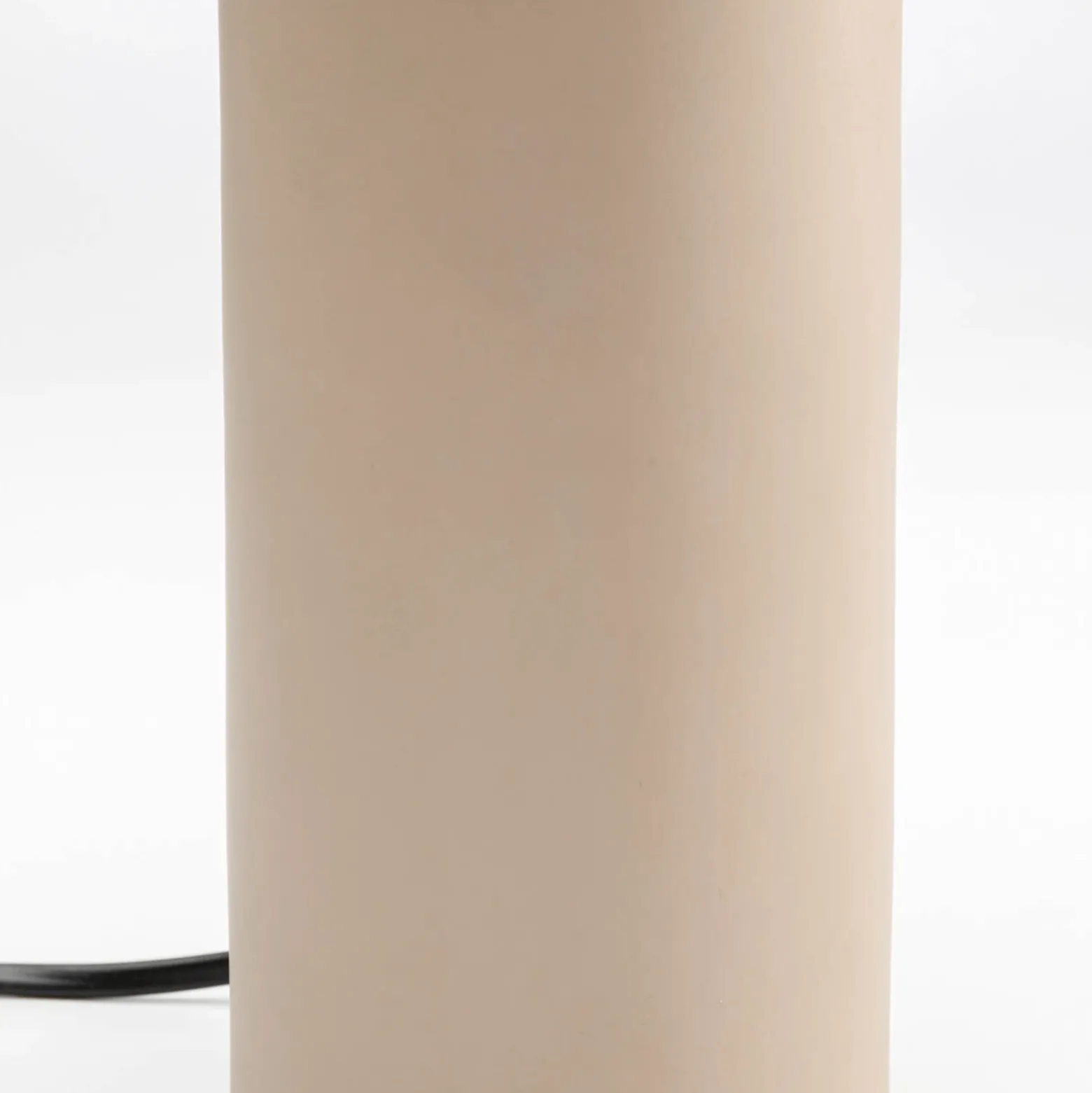KARE Lámpara de mesa Maya, beige, acero, altura 39 cm