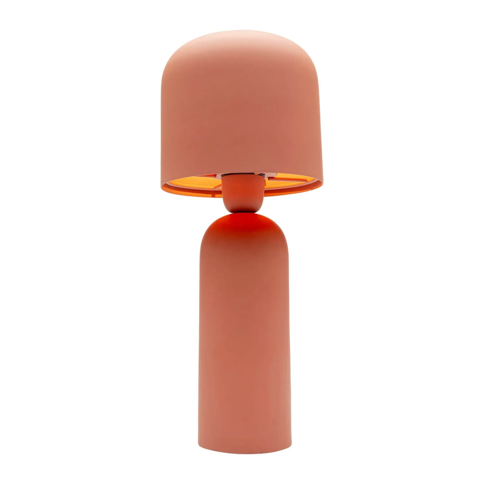 KARE Lámpara de mesa Maya, roja, acero, altura 39 cm