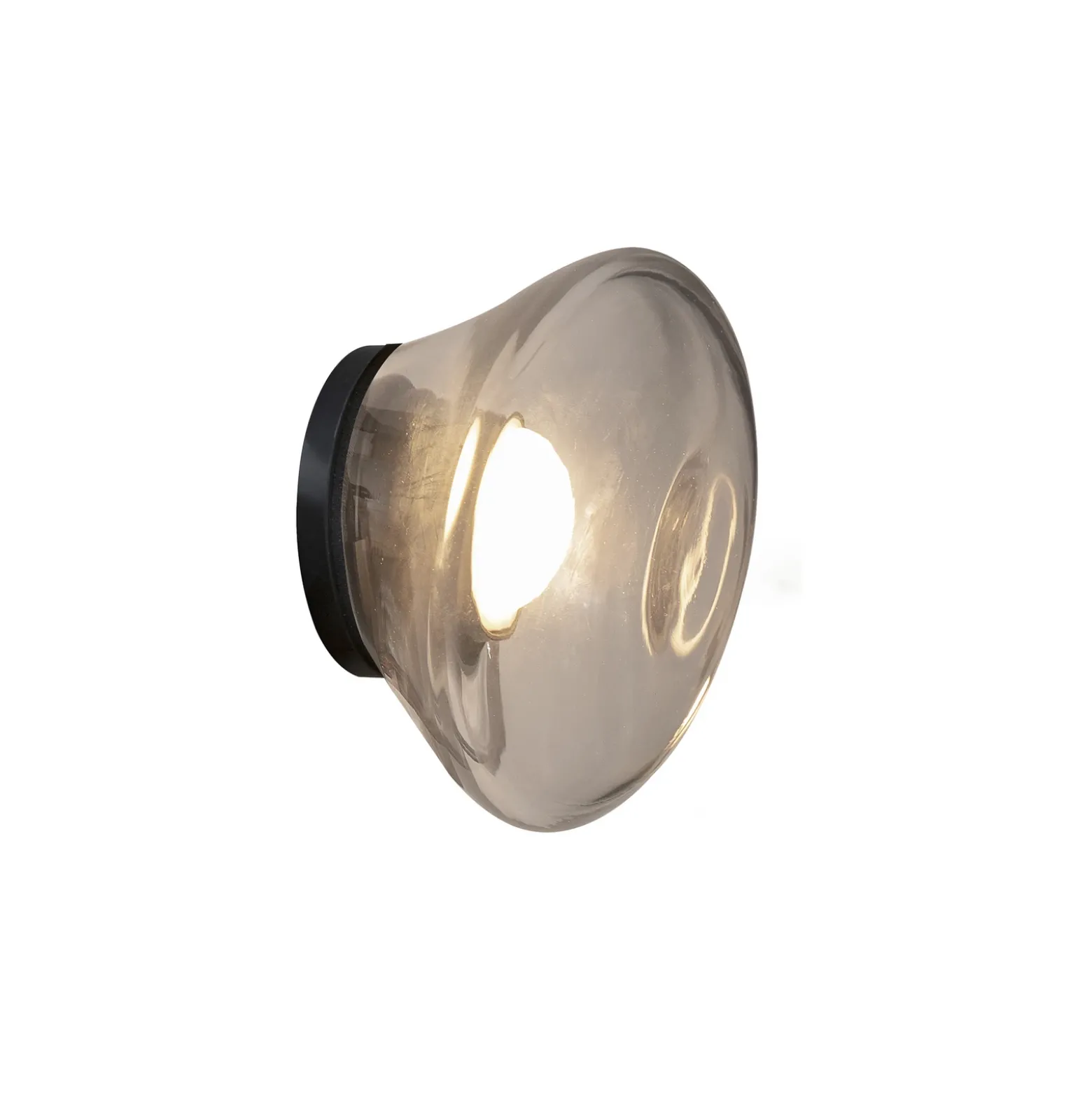 Karman Agua aplique LED, IP44, vidrio transparente