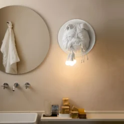 Karman Amsterdam - aplique de diseño, blanco
