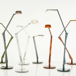 Kartell Aledin Tec lámpara mesa LED, transparente