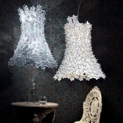Kartell Bloom lámpara colgante G9, transparente