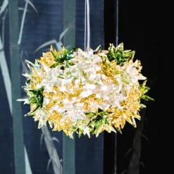 Kartell Bloom S2 lámpara colgante LED G9, menta