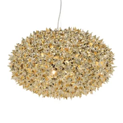 Kartell Bloom S1 lámpara colgante LED G9, oro