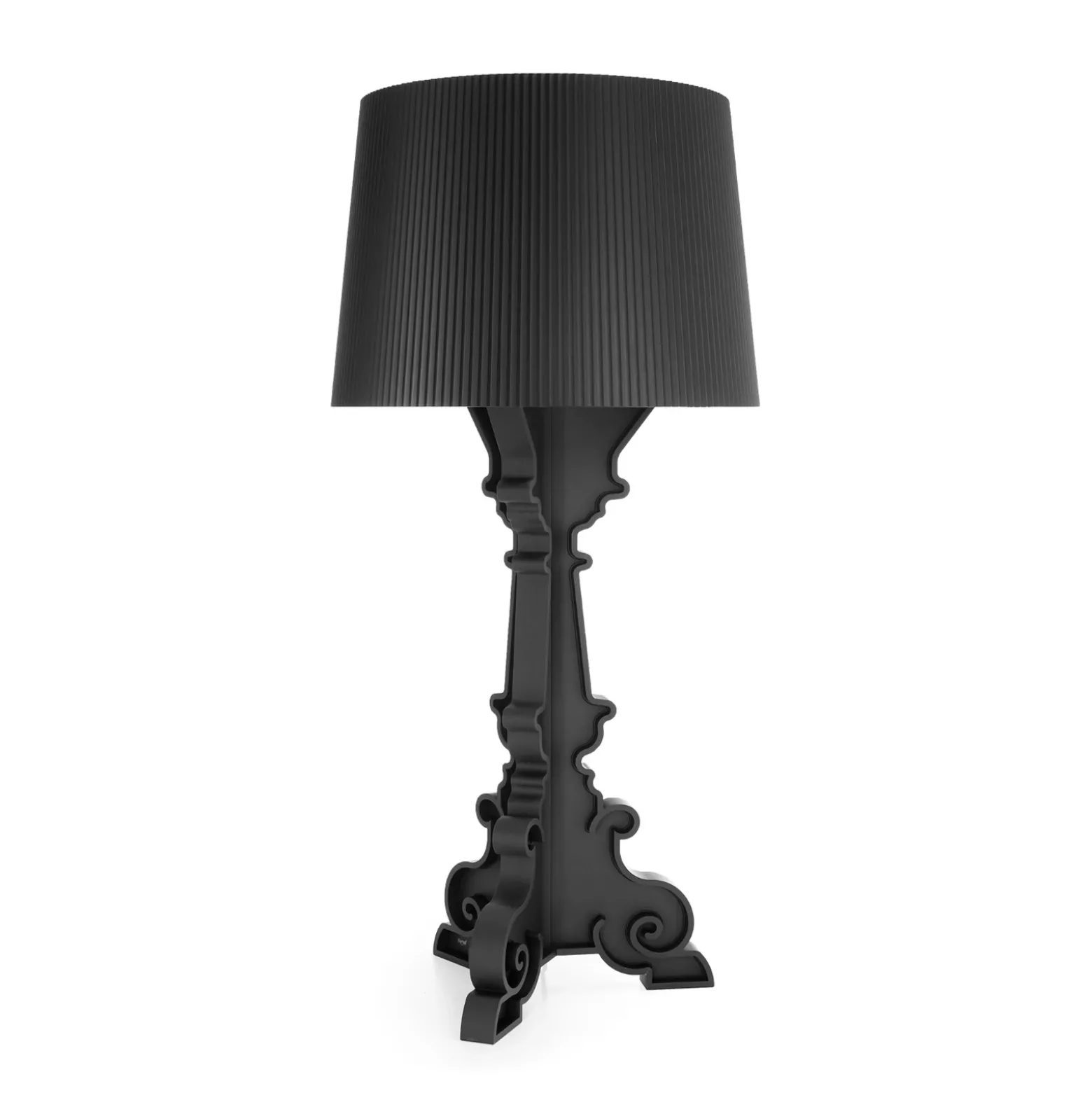 Kartell Bourgie Mat lámpara de mesa LED E14 negro