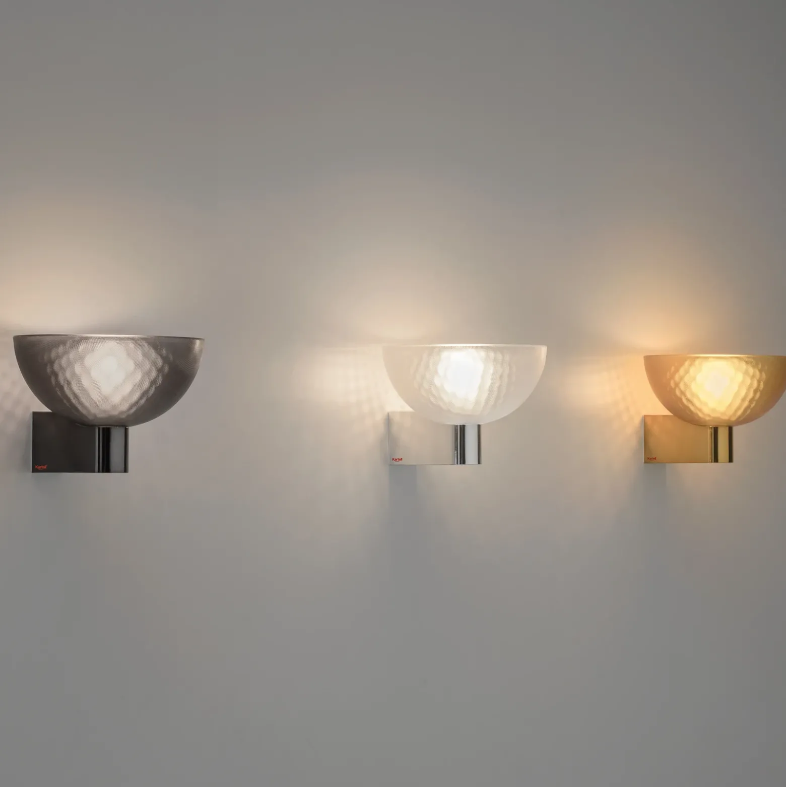 Kartell Fata aplique LED gris humo