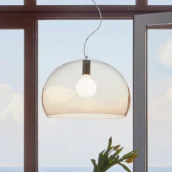 Kartell FL/Y lámpara colgante, Ø 52 cm, marrón