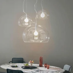 Kartell FL/Y - lámpara colgante LED, transparente
