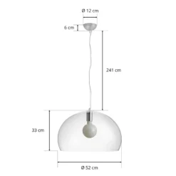 Kartell FL/Y - lámpara colgante LED, transparente