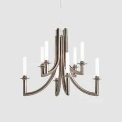 Kartell Khan lámpara de araña, Ø 77 cm bronce mate