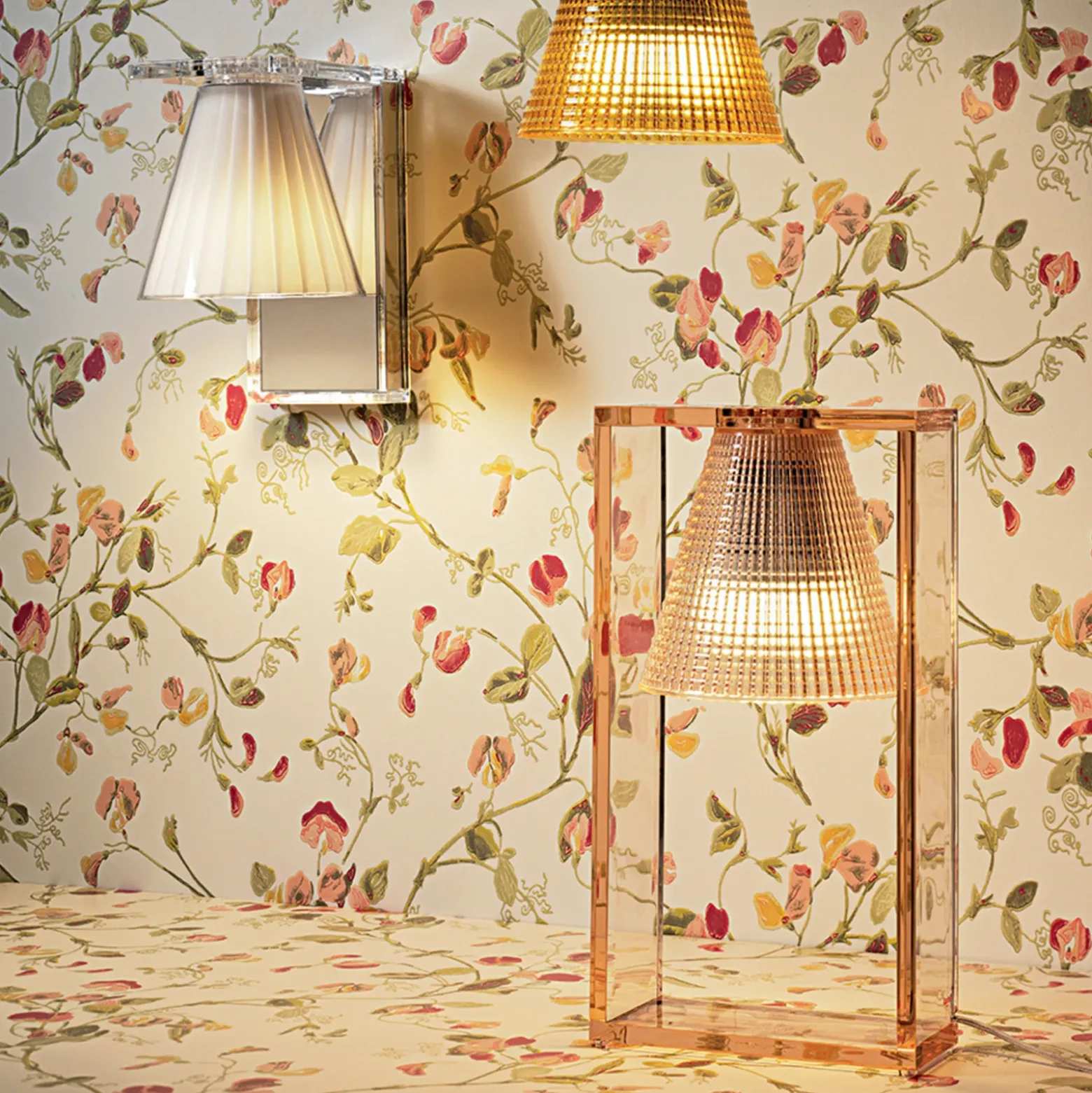 Kartell Light-Air aplique con pantalla textil