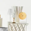 Kartell Lámpara de mesa LED recargable Battery, 26 cm, dorada, IP54