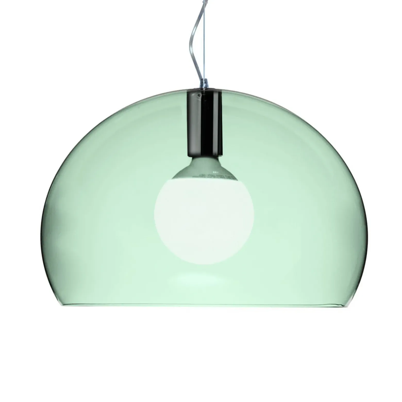 Kartell Small FL/Y colgante LED verde salvia