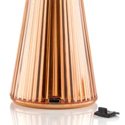 Kartell Space lámpara de mesa LED de diseño, cobre
