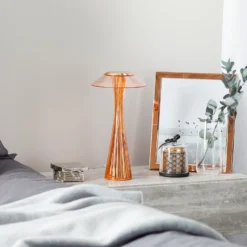 Kartell Space lámpara de mesa LED de diseño, cobre
